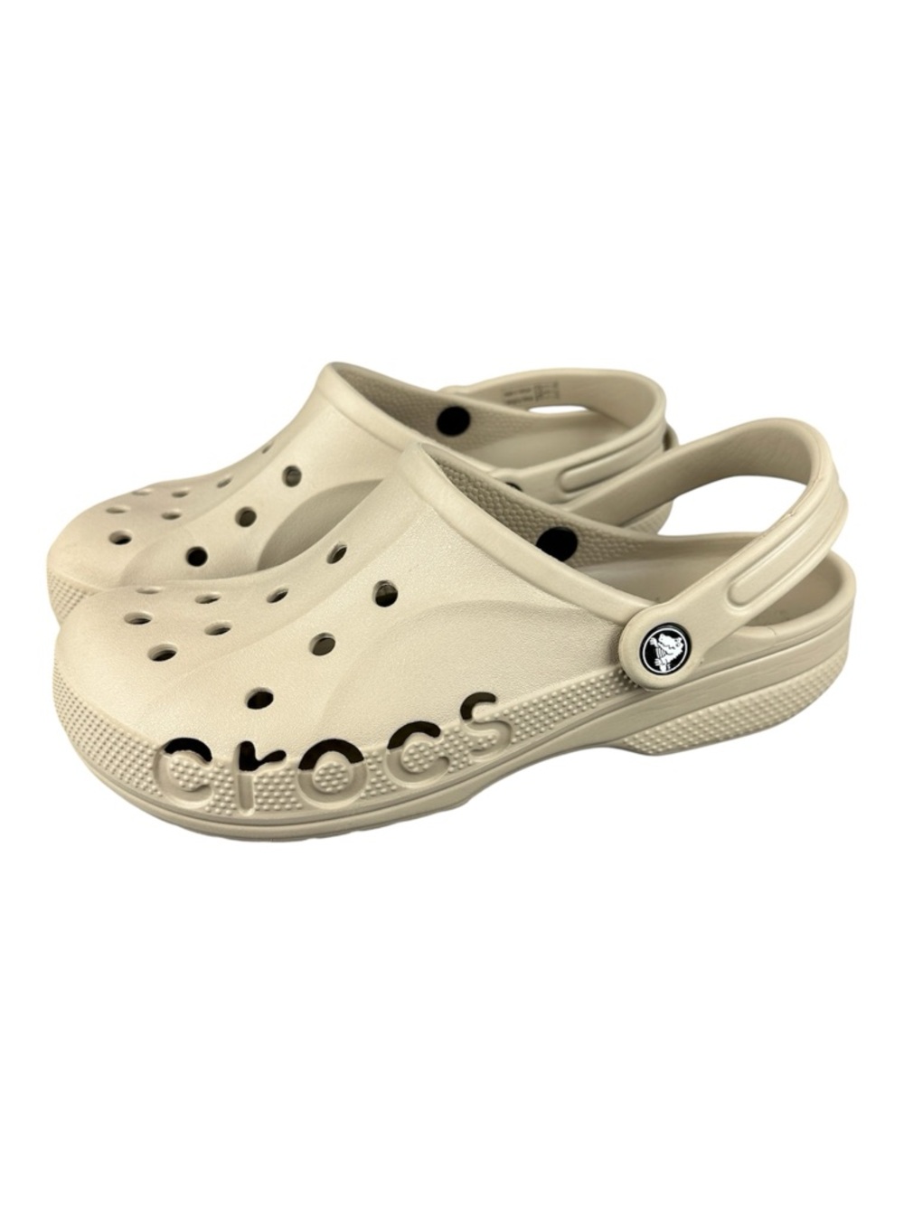 CROCS Baya Clogs Beige M8 W10 Unisex Slip On Comfort Casual Sandals